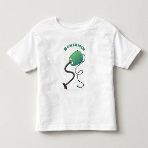 Niedlicher Staubsauger Cartoon Spaß Kleinkind T-shirt