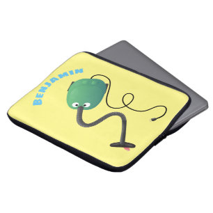 Niedlicher Staubsauger Cartoon Spaß Laptopschutzhülle