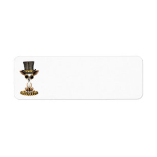 Niedlicher Steampunk Chihuahua-Welpen-Hund