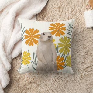 Niedlicher Stehender Grundbesitz - Orangefarbene B Kissen