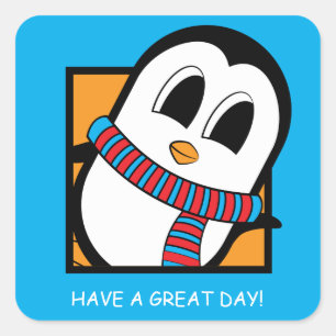 Niedlicher Sticker für den Pinguinplatz