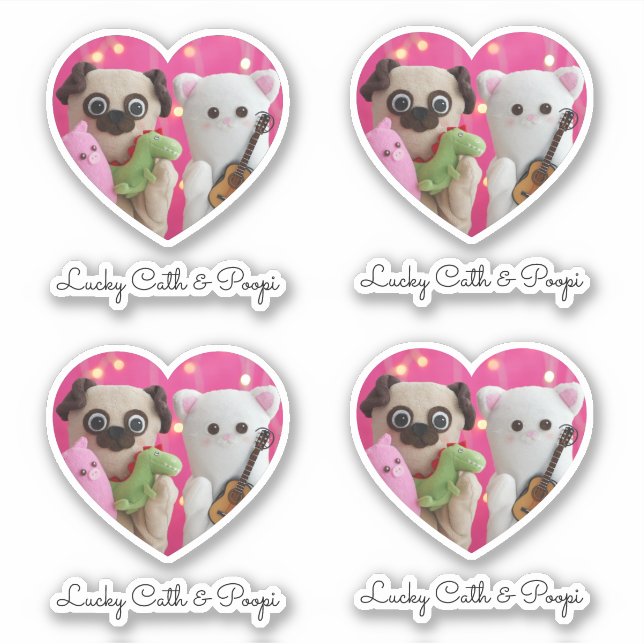 Niedlicher Sticker für ein einfaches Minimalistisc (Vorderseite)