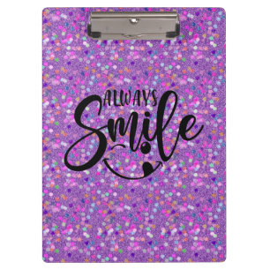 Niedlicher, stilvoller Glitzer immer elegant läche Klemmbrett