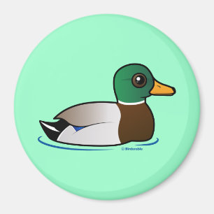 Niedlicher Stockenten-Mann Magnet