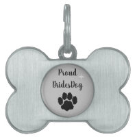 Niedlicher Stolz-Bräuner-Hund-Silber-Ton