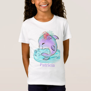niedlicher Stranddelphin Name T-Shirt