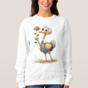 Niedlicher Strauß Sweatshirt