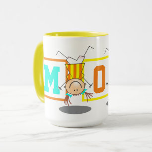 Niedlicher Strichmännchen Boy Tasse