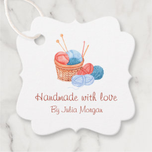 Niedlicher Strick Homemade Hang Tag Geschenkanhänger