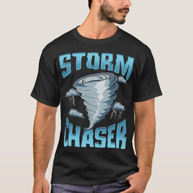 Niedlicher Sturmtaucher Schweres Wetter Tornado be T-Shirt (Vorderseite)