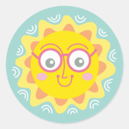 Niedlicher Summer Sunshine Sticker