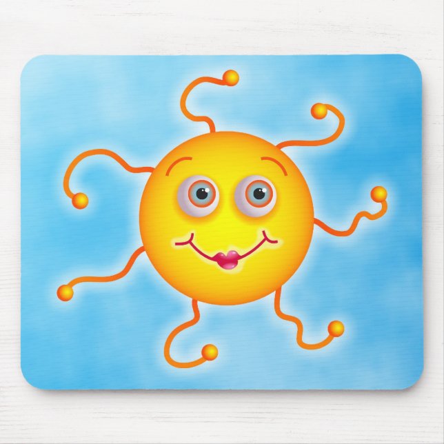 Niedlicher Sun Mousepad (Vorne)