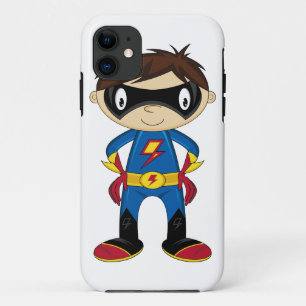 Niedlicher Superhero-Junge iphone Fall 11 Hülle