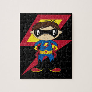 Niedlicher Superhero-Junge Puzzle