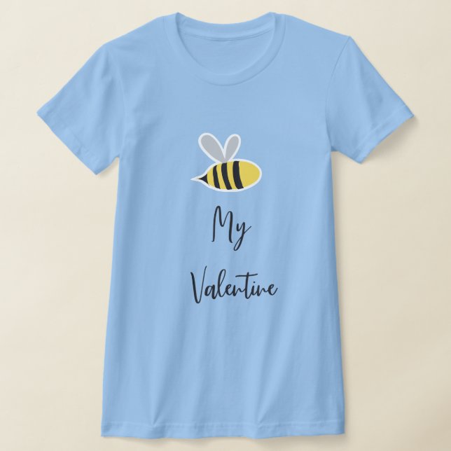 Niedlicher süßer Cartoon Einfach meine Valentinges T-Shirt (Ablage )
