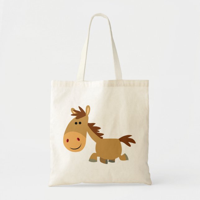 Niedlicher Sweet Cartoon Horse Bag Tragetasche (Vorne)