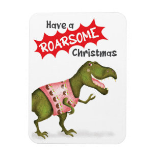 Niedlicher T.rex-Dinosaurier-Magnet "Roarsome Chri Magnet