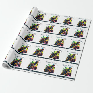 Niedlicher T-Rex Reitmonster Truck Dinosaur Geburt Geschenkpapier