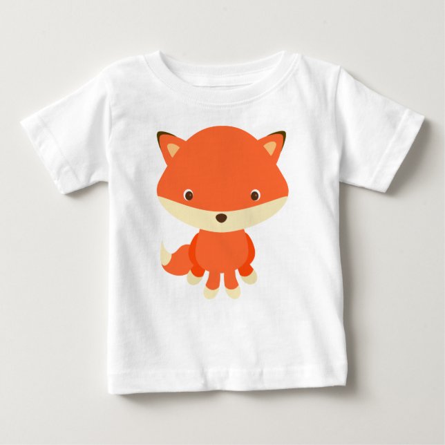 niedlicher T - Shirt des Babyfuchses (Vorderseite)
