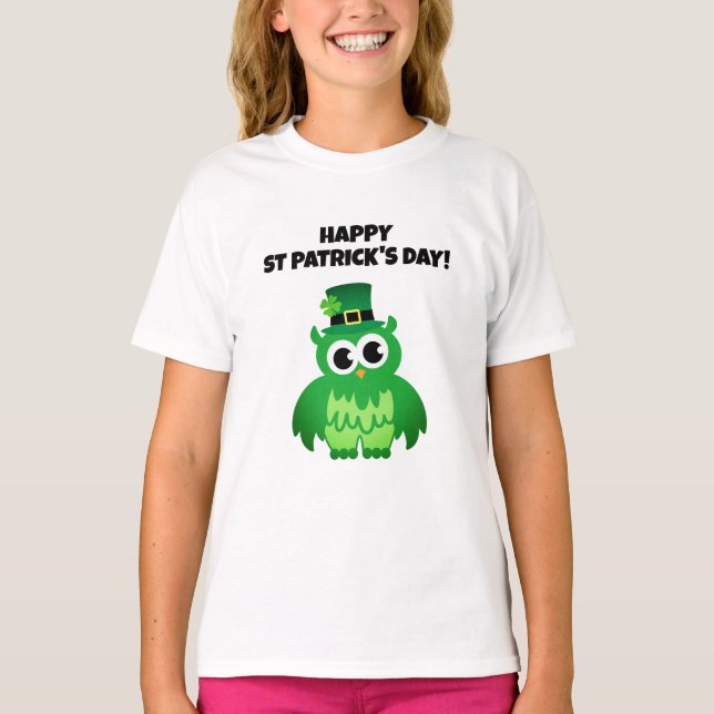 Niedlicher T - Shirt des St. Patrick's Day für Kin (Vorderseite)