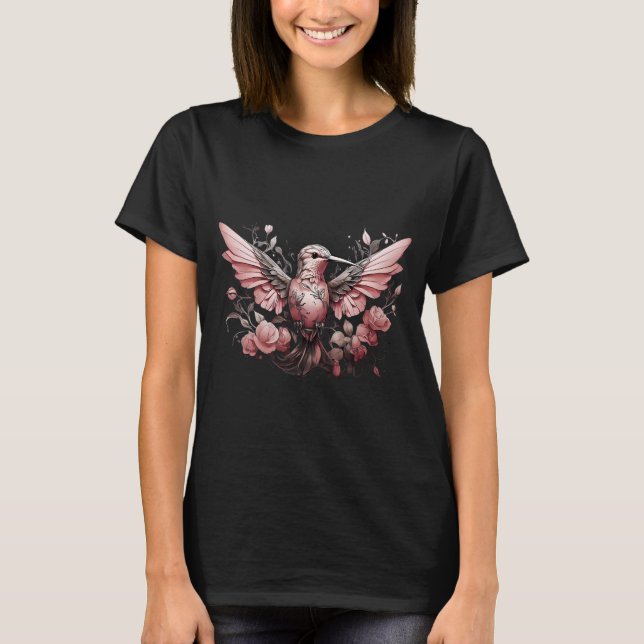 Niedlicher T - Shirt für Hummingbird (Vorderseite)