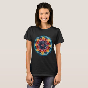 Niedlicher T - Shirt Mandala Farbenspiel