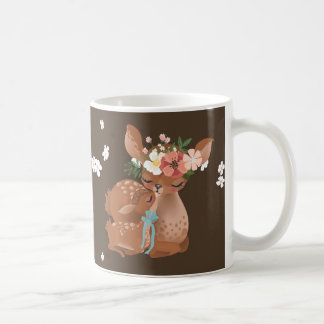 Niedlicher T - Shirt Mutter-Deer With Her Baby Kaffeetasse