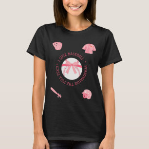 Niedlicher T - Shirt von Baseball-Frauen
