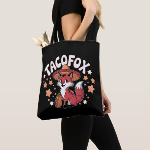 Niedlicher Taco-Fuchs-Cartoon für Taco-Liebhaber
