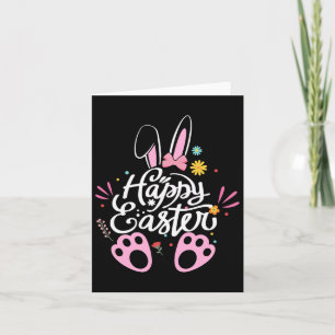 Niedlicher Tag des Hasen-Kaninchens Ei Happy Oster Karte