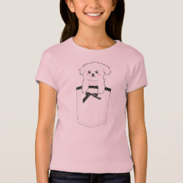 Niedlicher Taschen-Welpen-Hund T-Shirt