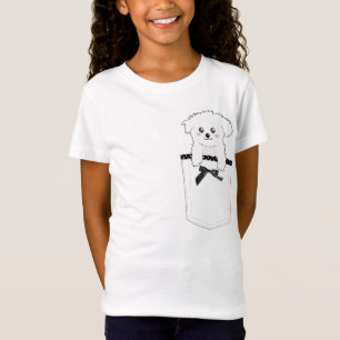 Niedlicher Taschen-Welpen-Hund T-Shirt