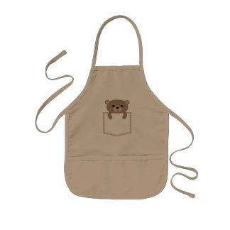 niedlicher Taschenbär Kinderschürze
