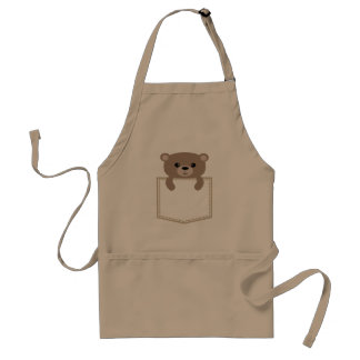 niedlicher Taschenbär Schürze