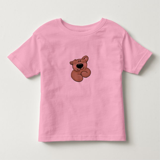 Niedlicher Teddy-Bär Kleinkind T-shirt (Vorderseite)