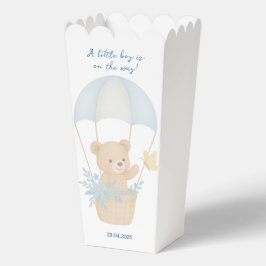 Niedlicher Teddy Bär mit Parachute Baby Dusche Geschenkschachtel