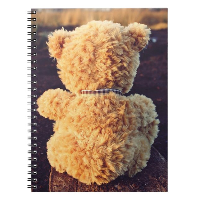 Niedlicher Teddy Bär Notizblock (Vorderseite)