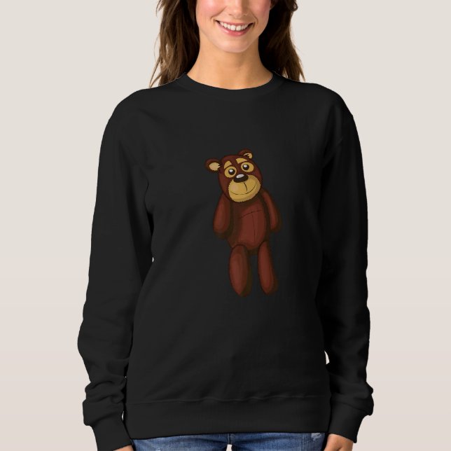 Niedlicher Teddy Bär Sweatshirt (Vorderseite)