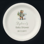 Niedlicher Teddy Bear Fisherman Reel Spannung Baby Pappteller<br><div class="desc">Niedliches Teddy Bären Design. Die Vorlagen stehen Ihnen zur Verfügung,  um Ihre Party-Details individuell zu gestalten. Wenn Sie die Farbe oder den Stil des Schriftartes ändern möchten,  klicken Sie bitte am Ende der Vorlage auf die Schaltfläche Weitere Einstellungen anpassen. Wir verkaufen passende Bürobedarf- und Party-Produkte im Geschäft.</div>