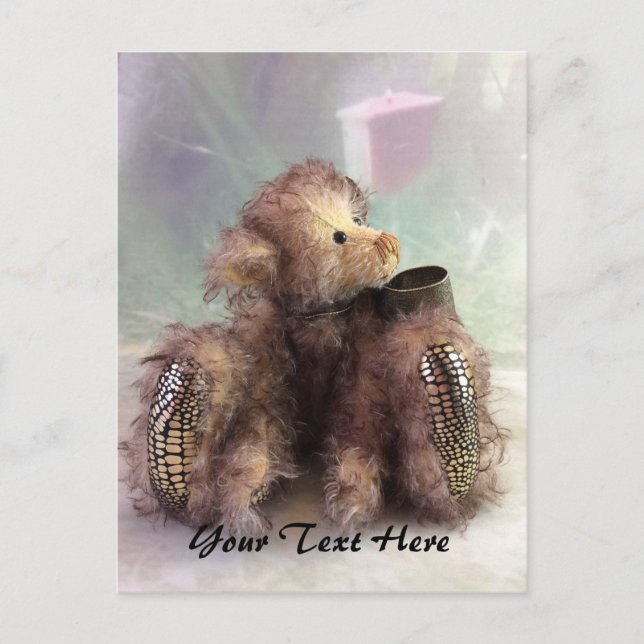 Niedlicher Teddy Bear Postkarte (Vorderseite)