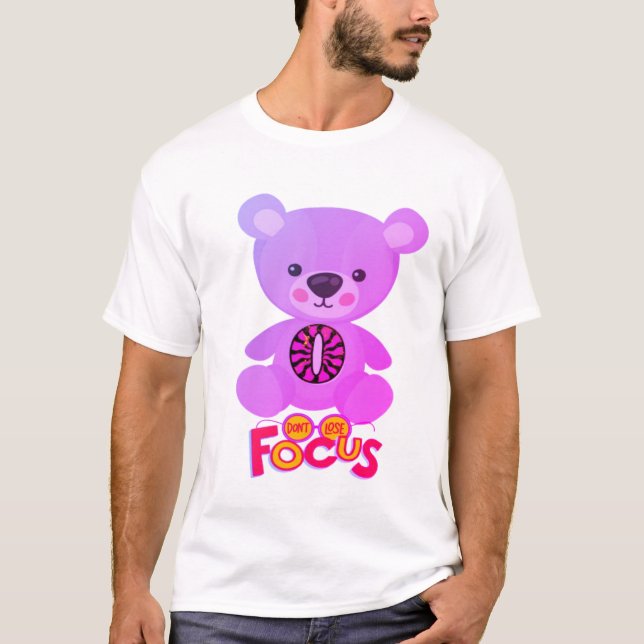 Niedlicher Teddy Bear T - Shirt (Vorderseite)