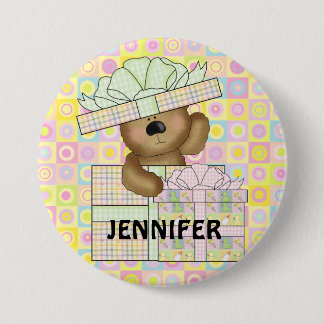Niedlicher Teddy betreffen Button