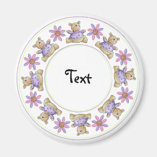 Niedlicher Teddy-Design-Rahmen Magnet