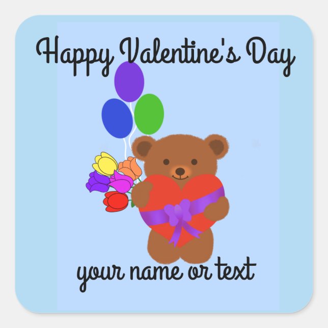 Niedlicher Teddybär #4 Stickers (Vorderseite)