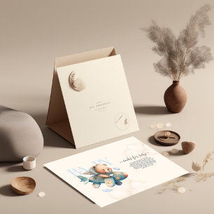 Niedlicher Teddybär Einladung