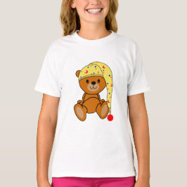 Niedlicher Teddybär mit Schlafkappe T-Shirt