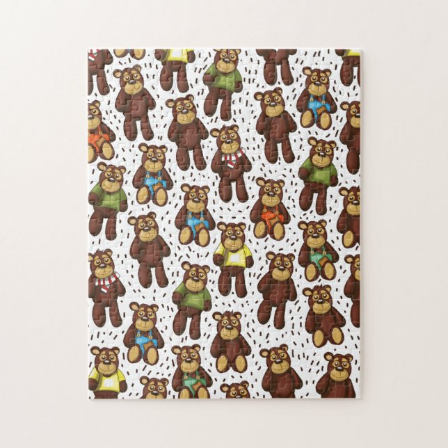 Niedlicher Teddybär Puzzle (Vertikal)