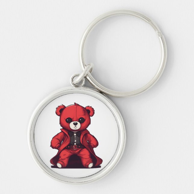 Niedlicher Teddyboy Schlüsselanhänger (Vorne)