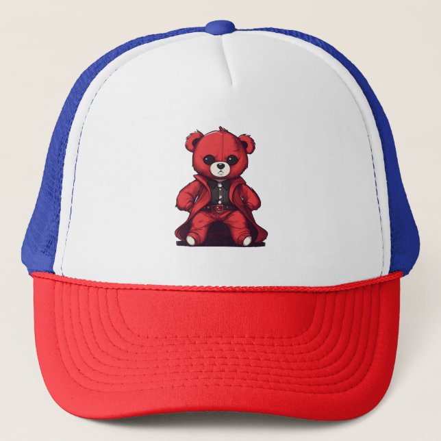 Niedlicher Teddyboy Truckerkappe (Vorderseite)