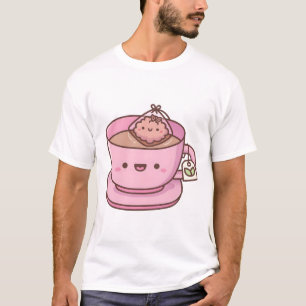 Niedlicher Teebeutel und Tee